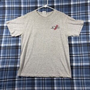 Vintage 1997 California 500 Inaugural Race T-Shirt Gear For Sports Gray Mens M